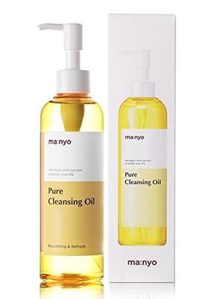 Гідрофільна олія для глибокого очищення шкіри manyo factory pure cleansing oil 200 мл