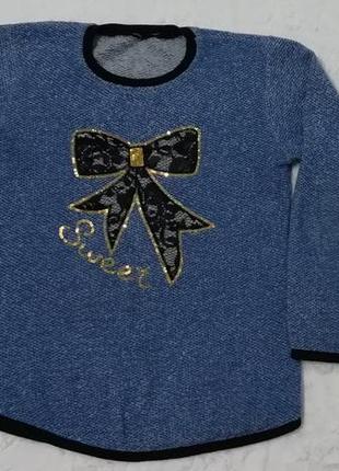 Світшот з метеликом, бантом 2