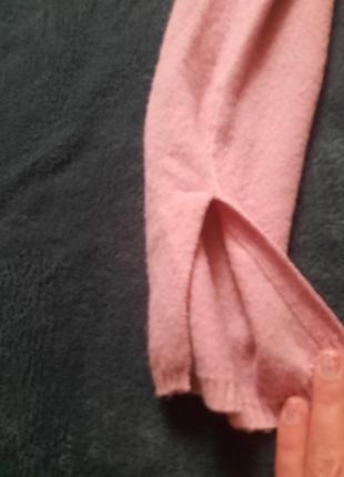 Кашеміровий рожевий светр, світер, кофта, світшот толстовка3 фото