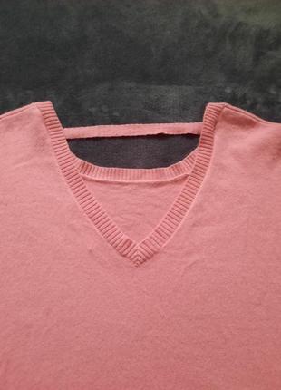 Кашеміровий рожевий светр, світер, кофта, світшот толстовка4 фото