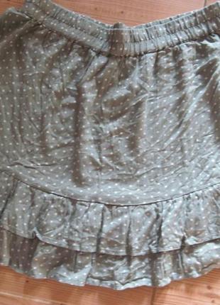 Новая летняя юбка "primark" р.48 пояс-резинка4 фото