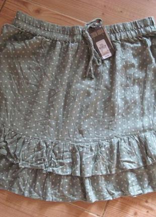 Новая летняя юбка "primark" р.48 пояс-резинка6 фото