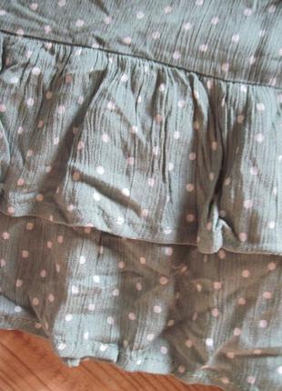 Новая летняя юбка "primark" р.48 пояс-резинка9 фото
