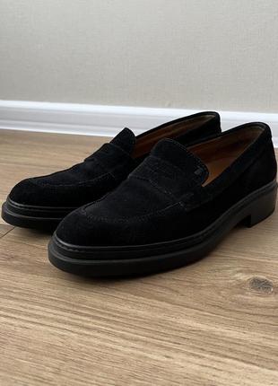 Стильні лофери tod’s penny loafers brown suede