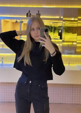 Теплий светр у рубчик pull&bear