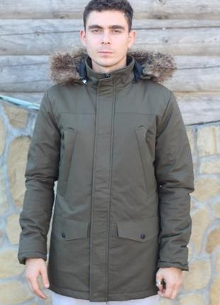 Чоловіча зимова парка куртка exxima туречинна1 фото