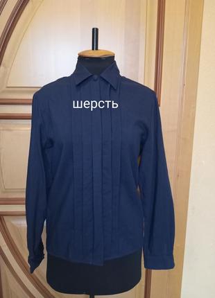 Шерстяная рубашка блузка блуза daks