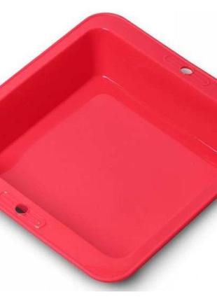 Форма kamille силіконова для випікання, квадратна 26.1х24.5х6 см