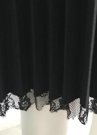 Красивая чёрная плиссированная юбка made un usa2 фото