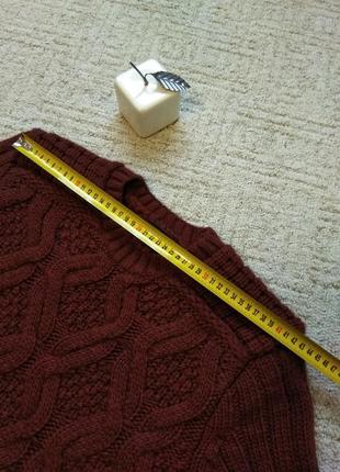 Дуже теплий светр з косами туреччина розмір xl, очень теплый мужской свитер с косами, базовый теплый свитер джемпер6 фото
