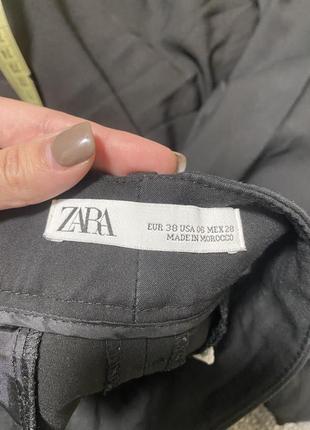 Чёрные брюки zara6 фото