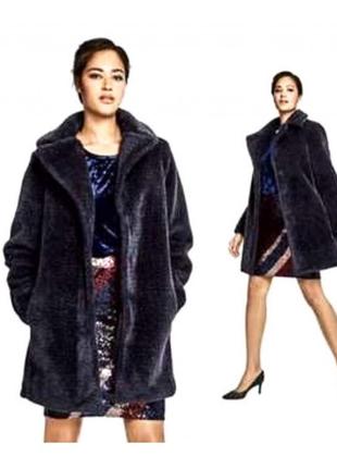 Esmara німеччина стильне дизайнерське пальто шуба 40-42р євростильна6 фото