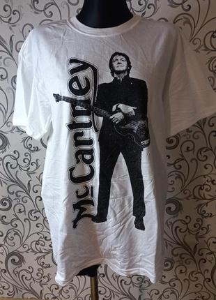 Mc cartney рок мерч футболка