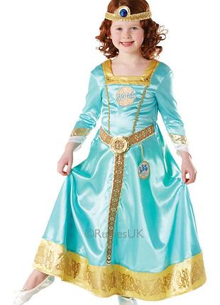 Мерида средневековая принцесса платье карнавальное