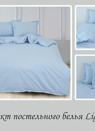 Семейный комплект сатинового постельного белья на молнии с компаньоном s3684 фото
