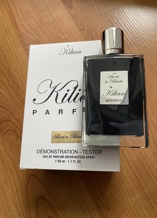 Kilian back to black by kilian aphrodisiac (tester) 50 ml.