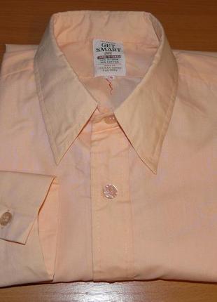 Рубашка мужская персиковая, 881 top fashion 42 р.1 фото