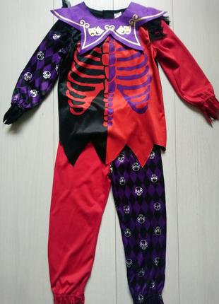 Карнавальний костюм джокер клоун арлекін9 фото