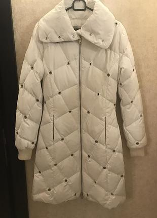 Шикарный белый пуховик richmond, оригинал