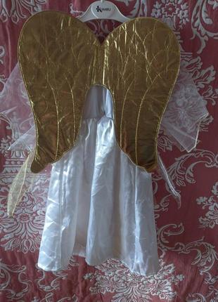 Костюм ангел,плаття з крилами для різдвяних вистав