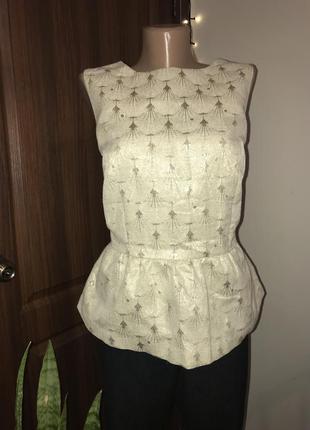 Святкова блузка золото h&m