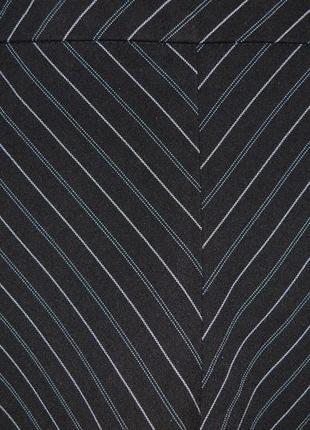 Юбка восьмиклинка в тонкую бело-голубую полосочку, m.k.m., usa, 5/62 фото
