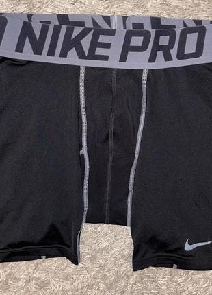 Компресійні термо шорти nike pro combat, оригінал, розмір l1 фото