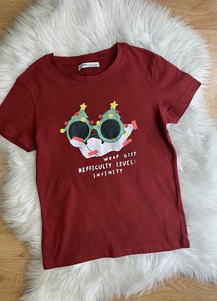 Новогодняя футболка