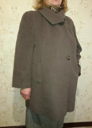 Легкое кашемировое пальто италия (пог-63 см)5 фото