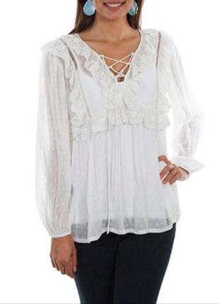 Шикарная свободная блуза плюмети с объемными рукавами1 фото