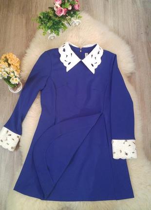 Стильное синее платье фирмы behcetti1 фото