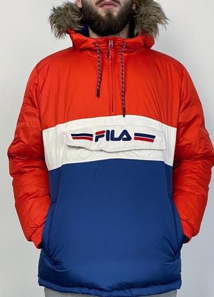 Пуховик fila анорак не nike puma оригинал