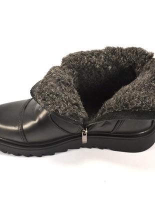 Большой размер челси зимние мужские ботинки rosso avangard bs danni ridge black черные4 фото