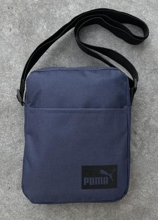 Мужская барсетка пума из ткани брендовая фирменная сумка через плечо puma4 фото