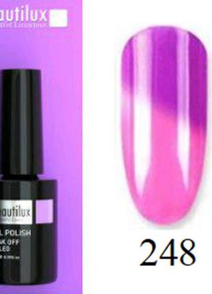 Термо гель лак для нігтів манікюру дизайну beautilux міняє колір змінює від температури