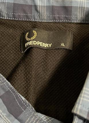 Сорочка чоловіча в клітинку fred perry5 фото