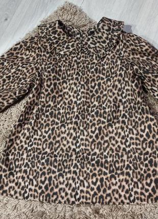 Стильна блуза з леопардовим принтом2 фото
