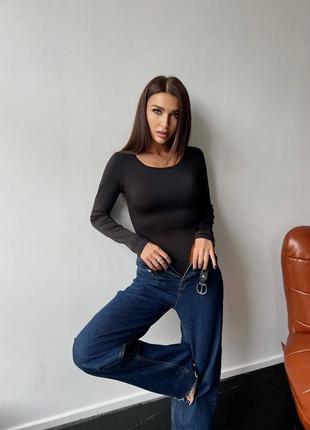 Боді жіноче чорне