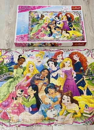 Пазл puzzle disney princess trefl puzzle 260 6+1 фото