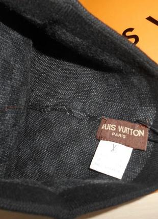 Шапка мужская теплая зимняя в стиле louis vuitton