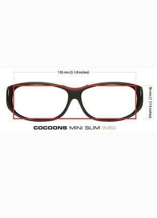 Очки солнцезащитные cocoons c412r ms blk/green mirror9 фото