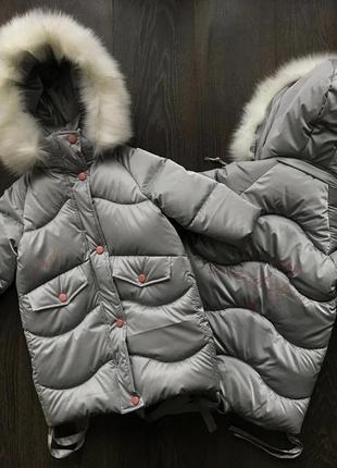Зимний пуховик/ удлинённая куртка2 фото