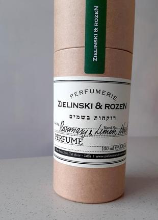 Zielinski & rozen rosemary & lemon neroli✨perfume оригинал 2 мл распив аромата затест9 фото