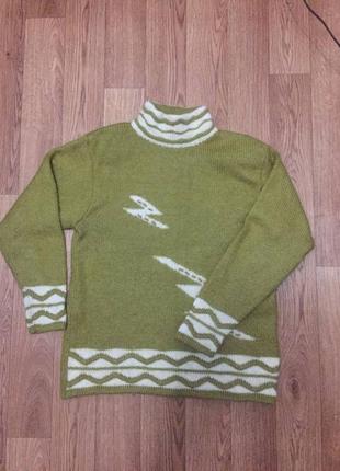 Теплий светр з додаванням шерсті , р. 46-48