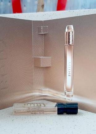 Burberry body eau de parfum✨оригинал миниатюра пробник mini vial spray 2 мл книжка7 фото