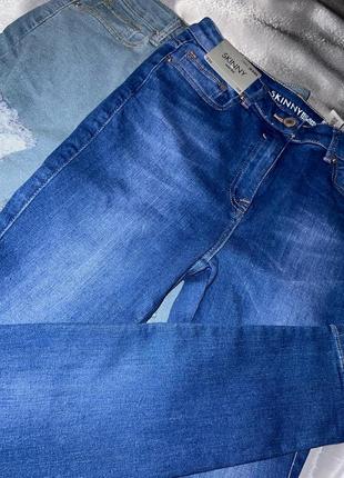 Сині джинси скіні2 фото