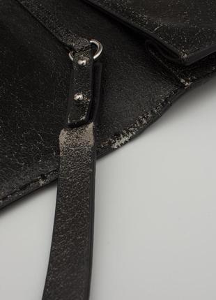 Шкіряна сумка zara distressed leather bag margiela arket jw pei9 фото