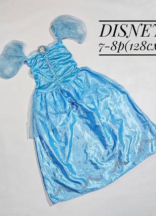 Детское нарядное карнавальное платье золушка от disney на 7-8 лет, состояние идеальное1 фото