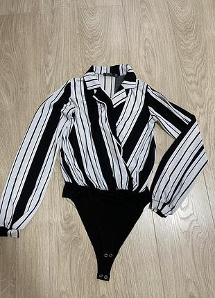 Блуза-боді🖤🤍