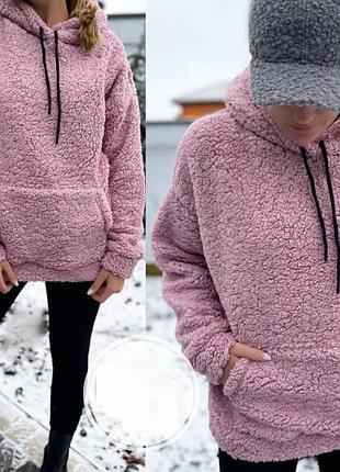 Худі кенгуру хутро тедді